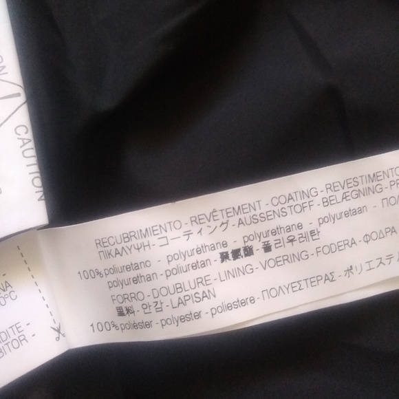 Zara asymmetric biker faux leather jacket belted - Picture 7 of 7